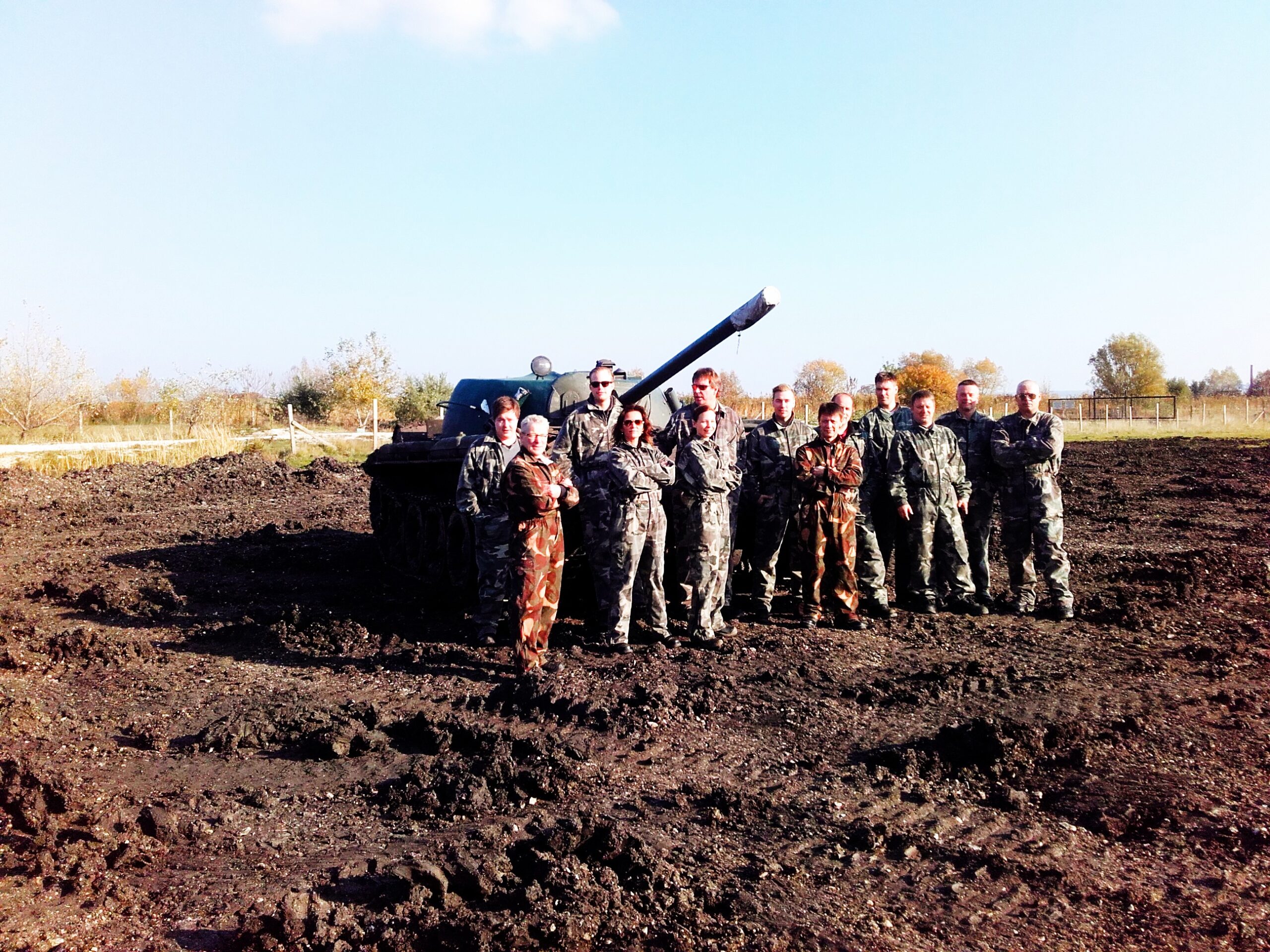 Gjengen klar for tanks!